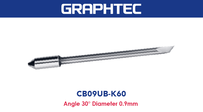 (image for) Graphtec 0.9mm supersteel blade 45° (5/pack)/for PHP33/35-CB09N-HS Bladeholder