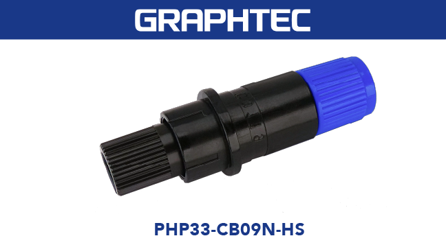 (image for) Graphtec 0.9mm, blue top, black ABS tip/for CB09UB Blades