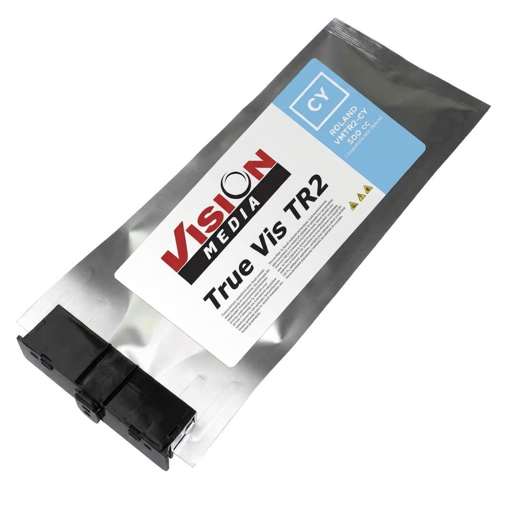 (image for) Vision Media Roland TR2 Ink Cyan 500ml