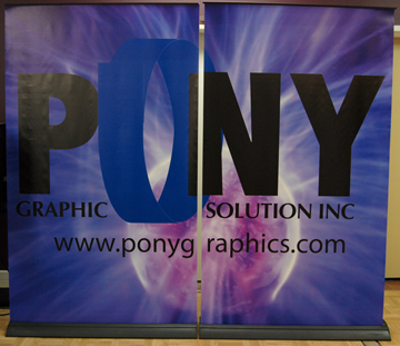 PGSI Roll Up Banner Stand 39'' x 80''
